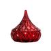 Godinger Silver Art Co Cholocate Hershey's Kiss Candy Jar Crystal in Red | 5.5 H x 5.19 W x 5.19 D in | Wayfair 64621