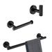 sawpy 3-Pieces Bathroom Hardware Set Brushed Nickel Stainless Steel Bathroom Towel Rack Set, Includes 15.7" Hand Towel Bar, Toilet Paper Holder | Wayfair