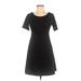 Zara TRF Casual Dress - Mini: Black Print Dresses - Women's Size Medium