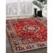 Red 72 x 48 x 0.08 in Area Rug - Bloomsbury Market Pitkin Oriental Machine Woven Multi Area Rug Polyester/Chenille | 72 H x 48 W x 0.08 D in | Wayfair