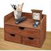 Latitude Run® Wendi Desk Organizer Wood in Brown | 8.75 H x 13 W x 6.6 D in | Wayfair 12E88DBE91C647F2859C23A2215CD7E6