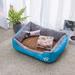 Tucker Murphy Pet™ Carboni Dog Kennel Pet Bolster Cotton in Blue | 6 H x 23.5 W x 18 D in | Wayfair C1DE826F376244CEA525801D7B013DFD