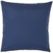 "Waverly Pillows Solid Rvs Wash Ind/O Navy Throw Pillows 20"" x 20"" - Nourison 798019004811"