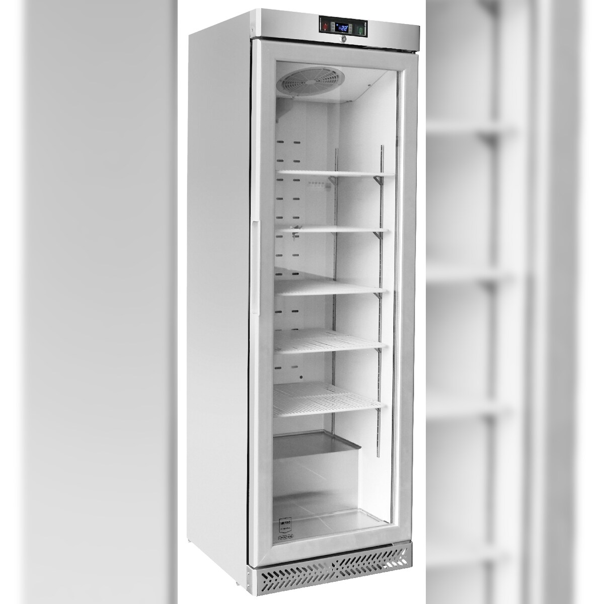 METRO PROFESSIONAL Tiefkühlschrank GSC240N, 59.5 x 64 x 188.5 cm, 240 L, silber Image