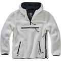 Brandit Teddyfleece Worker Pullover, bianco, dimensione 7XL