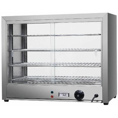 Warmhaltevitrine Aufsatzvitrine 4 Etagen Heiße Theke Warmhaltetheke Wärmetheke Thermoschrank Image