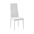 Casa Collection - sedia dahlia bianca pvc 42X51X98,5