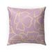 DOGWOOD SKETCH LAVENDER Double Sided Indoor|Outdoor Pillow By Kavka Designs