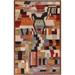Abstract Moroccan Modern Wool Area Rug Hand-knotted Living Room Carpet - 6'11" x 9'7"