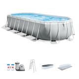 Intex 26797EH 20' x 10' x 48" Prism Frame Oval Above Ground Swimming Pool Set - 276.89