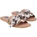 Women's Cuce Tan Vegas Golden Knights Bow Sandals