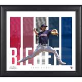 Shane Bieber Cleveland Guardians Framed 15" x 17" Player Panel Collage