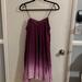 Free People Dresses | Free People Cover Up Dress / Skirt In Purple Ombr | Color: Pink/Purple | Size: S