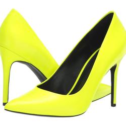 Michael Kors Shoes | Michael Kors Claire Pump - Neon Yellow 37 | Color: Yellow | Size: 7
