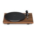 Pro-Ject E1 Phono, Plug & Play Entry Level Record Player with built-in switchable phono stage and 33/45 electronic speed switch (Walnut)