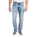 Silver Jeans Men's Allan Classic Fit Straight Leg Jean (Size 42-34) Light Rinse, Cotton,Elastine