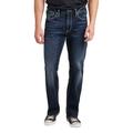 Silver Jeans Men's Zac Relaxed Fit Straight Leg Jean (Size 32-30) Dark Rinse, Cotton,Elastine,Polyester