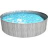 Steinbach - Stahlwandpool New Splasher Secure grau ø 3,50 x 0,90 m Stahlwandbecken