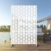 MAYEERTY 6.5 ft. H x 4 ft. W Metal Privacy Screen | 76 H x 47 W x 2 D in | Wayfair AFR19_A3