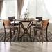 Gracie Oaks Stefan 5 - Piece Counter Height Dining Set Wood/Upholstered in Brown | 36.25 H in | Wayfair 44B145FA3F044EDDB48BF7AA3D637BDF