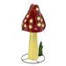 Gracie Oaks Lexiel Medium Mushroom Garden Statue Wood in Blue/Brown/Green | 27 H x 12 W x 14 D in | Wayfair 371946EEFBB741A4A3C61F619729FEE5