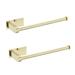 Latitude Run® Wall/Under Cabinet Mounted Paper Towel Holder Set Stainless Steel in Yellow | 3.54 H x 12.5 W x 1.77 D in | Wayfair