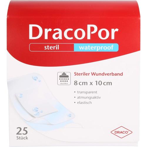 Draco POR waterproof Wundverband 8x10 cm steril Pflaster