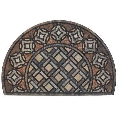 Deco Tile Slice Brown 1'11" X 2'11" by Mohawk Home in Brown