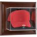 Cleveland Cavaliers Brown Framed Wall-Mounted Cap Display Case