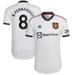 Men's adidas Bruno Fernandes White Manchester United 2022/23 Away Authentic Player Jersey