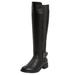 Extra Wide Width Women's The Milan Regular Calf Boot by Comfortview in Black (Size 10 WW)