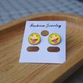 Urban Outfitters Jewelry | Brand New Handmade Emoji Earrings. | Color: Silver | Size: Os