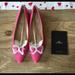 Coach Shoes | Coach Adorable Annabel Hot Pink Flats Shoes Bow 9b | Color: Pink | Size: 9