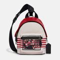 Coach Bags | Coach Disney Mickey Mouse X Keith Haring Small West Backpack Crossbody | Color: Red/White | Size: Small