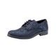 Boys Oxford Paisley Pattern Lace Up Formal Wedding Prom Dress Navy & Black Shoes Size Youth 5