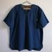 Carhartt Shirts | Carhartt Men's Navy Blue Scrub Size Xl | Color: Blue | Size: Xl