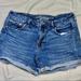American Eagle Outfitters Jeans | American Eagle Outfitters Tomgirl Midi Denim Jean Shorts 8 | Color: Blue | Size: 8