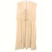 Anthropologie Tops | Anthropologie Easel Boho Tunic Top Dress In Pale Peach | Color: Cream/Orange | Size: S/M