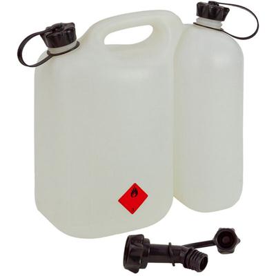 Kraftstoffdoppelkanister PROFI 5,5 + 3 l natur HDPE L316xB145xH312mm