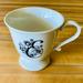 Anthropologie Dining | Anthropologie Missus Monogram “E” Pedestal Tea Cup Mug Euc | Color: Black/White | Size: Os