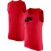 Men's Nike Red Georgia Bulldogs Futura Performance Scoop Neck Tank Top