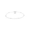 Elli Anklet Sterne Solitär Kristalle 925 Silber 22 cm Damen
