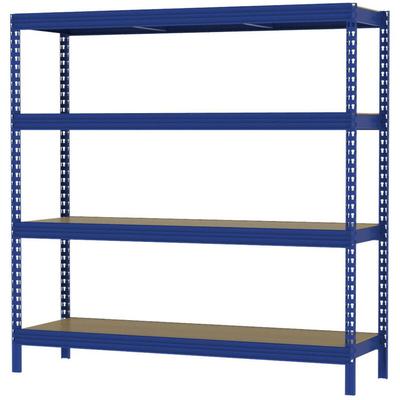 Weitere - Schwerlastregal Profi 200x200x60 cm 3200 kg blau Werkstattregal Lagerregal Regal Image
