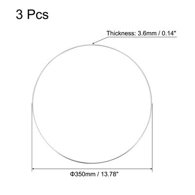 Metal O Ring, Non-Welded Craft Hoop, for DIY