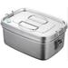 Prep & Savour Brentnie Bento Boxes Stainless Steel in Gray | 3 H x 7.4 W x 5 D in | Wayfair FFD1F457CC1D4ED88EBFF85C6C2DC7D4