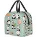 East Urban Home Reusable Insulated Picnic Tote Bag in Gray/Green | 7.8 H x 9.1 W x 6.1 D in | Wayfair FFD500CBDF7B47748AD147E6B4CDD8AF