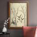 Bayou Breeze Crackled Bamboo Woodblock II Premium Framed Canvas - Ready To Hang Canvas | 20 H x 16 W x 2.5 D in | Wayfair