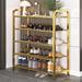 Rebrilliant 20 Pair Shoe Rack Metal in Yellow | 31.88 H x 23.62 W x 10.62 D in | Wayfair 63724E6ADFE84EF584089538099FCC7D