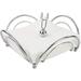 Rebrilliant Flower Flat Napkin Holder Metal in Gray | 3.25 H x 8.25 W x 8.25 D in | Wayfair FFBCD92377444ECC9F98E65DD14F2558