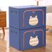 Red Barrel Studio® Storage Box Oxford Cloth Clothing Storage Box Finishing Box Storage Box Folding Multi Functional Dormitory in Blue | Wayfair